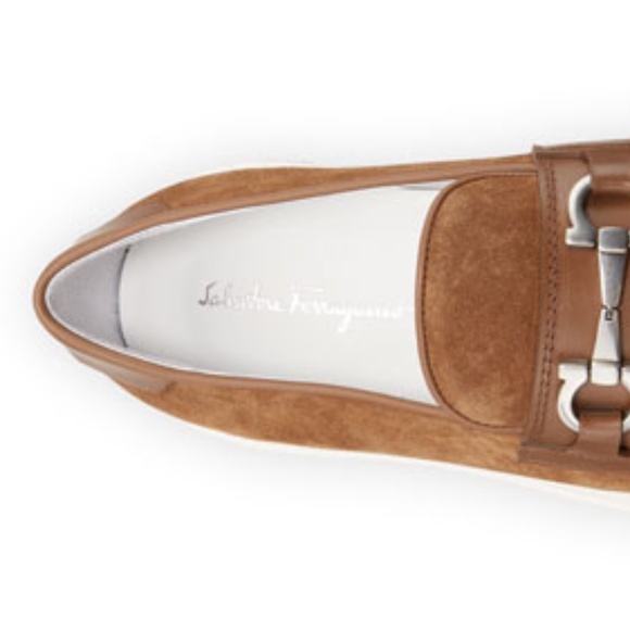 Salvatore Ferragamo Gancini Loafer Sneakers NIB! - Picture 6 of 6